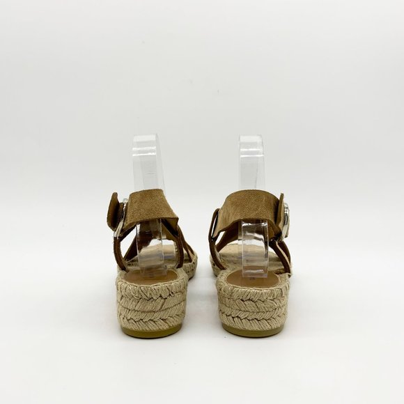 VIA SPIGA Gia Suede Espadrille Sandals Desert - Picture 7 of 9